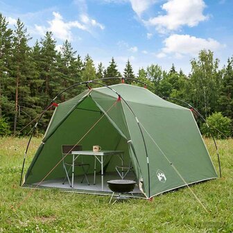 Tunneltent Groen 2-persoons 185T Polyester met PU Coating 1