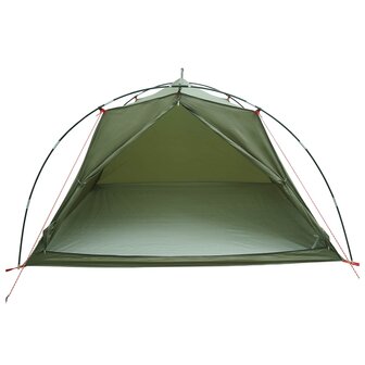 Tunneltent Olijfgroen 4-persoons 185T Polyester met PU Coating 4