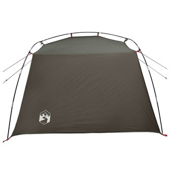 Tunneltent Bruin en Grijs 4-persoons 6