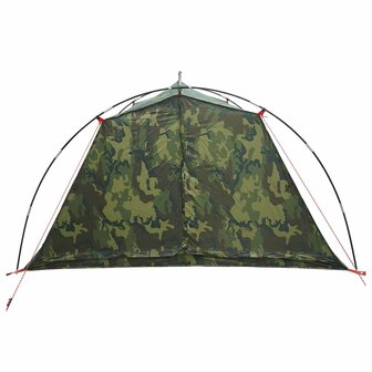 Tunneltent Camouflage 4-persoons 185T Polyester met PU Coating 5