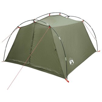 Tunneltent Olijfgroen 2-persoons 185T Polyester met PU Coating 3