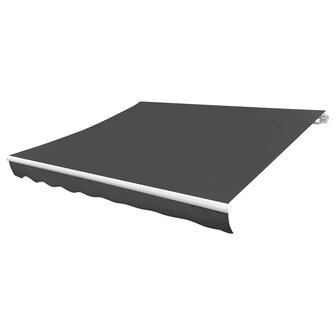 Vervangingsdoek voor luifel 3x2,5 m polyester grijs 2