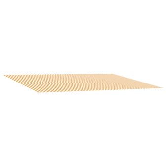 Vervangingsdoek voor zonnescherm Geel en Wit 300 x 250 cm 2