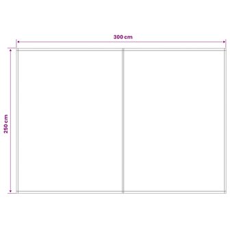 Vervangingsdoek voor zonnescherm Bruin 300 x 250 cm Polyester 5