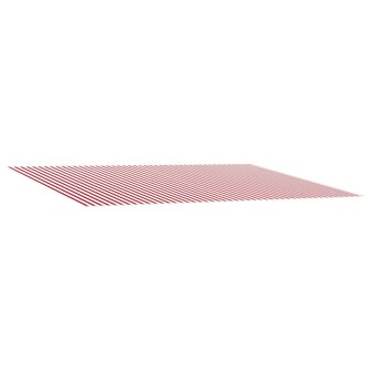 Vervangingsdoek voor zonnescherm Rood en Wit 250 x 200 cm 2