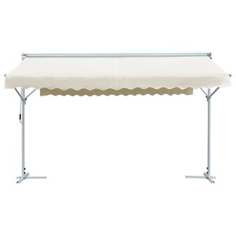 Luifel vrijstaand 4x3 m cr&amp;egrave;me 2