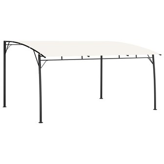 Zonneluifel 4x3x2,55 m cr&amp;egrave;mekleurig 1