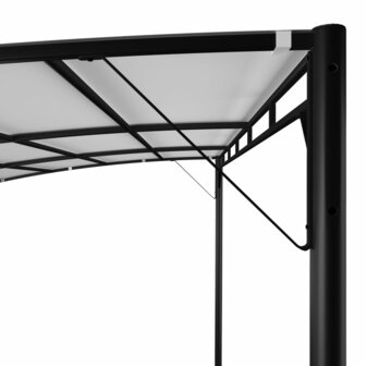 Zonneluifel 4x3x2,55 m cr&amp;egrave;mekleurig 5