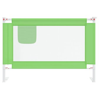 Bedhekje peuter 100x25 cm stof groen 3