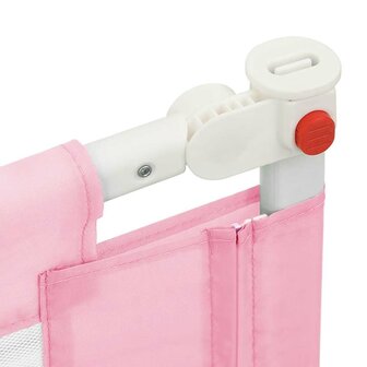 Bedhekje peuter 90x25 cm stof roze 7