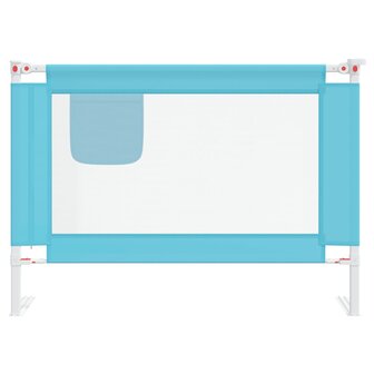Bedhekje peuter 90x25 cm stof blauw 3