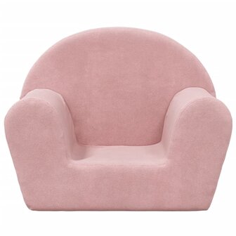 Kinderbank Roze Zacht Pluche 3