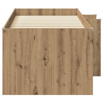 Kinder Hoogslaper Artisanaal eiken 80 x 200 cm Bewerkt hout 5