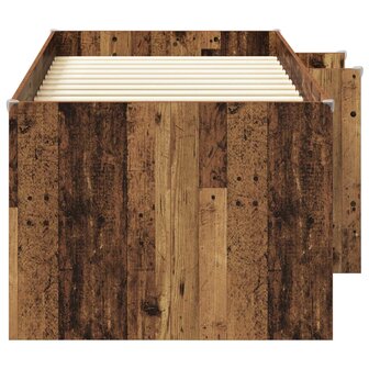 Kinder Hoogslaper Oud hout 90 x 190 cm Bewerkt hout 5
