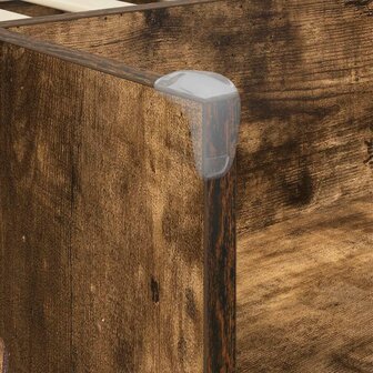 Kinder Hoogslaper Oud hout 90 x 190 cm Bewerkt hout 8