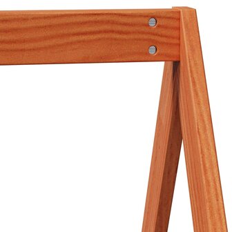 Hoogslaper bedframe Waskleur Bruin 90 x 190 cm 9