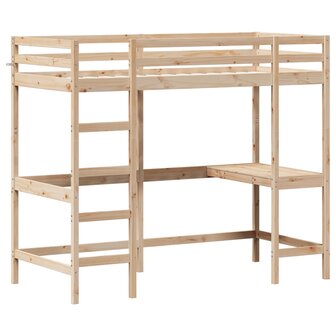 Hoogslaper mer bureau massief grenenhout 100x200 cm 3