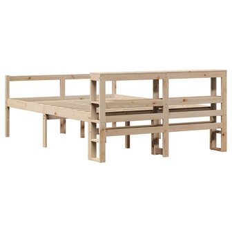 Seniorenbed met hoofdbord massief grenenhout 120x200 cm 6