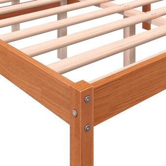 Seniorenbed massief grenenhout wasbruin 140x190 cm 7