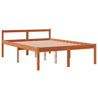 Seniorenbed massief grenenhout wasbruin 120x200 cm 3