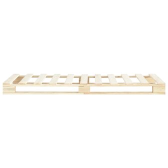 Bedframe pallet massief grenenhout 90x200 cm 3