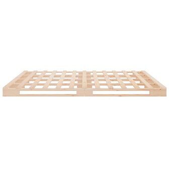 Palletbed massief grenenhout 160x200 cm 6