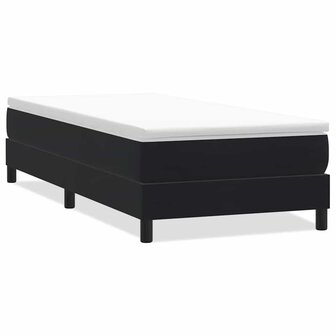 Boxspring zonder matras fluweel zwart 80x210 cm 2