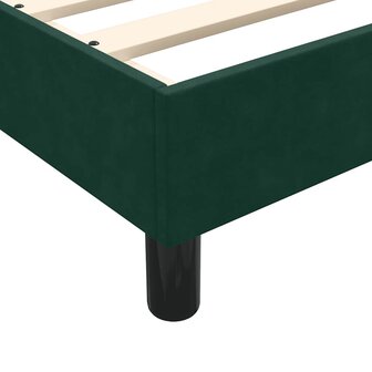 Boxspring zonder matras fluweel donkergroen 80x210 cm 8