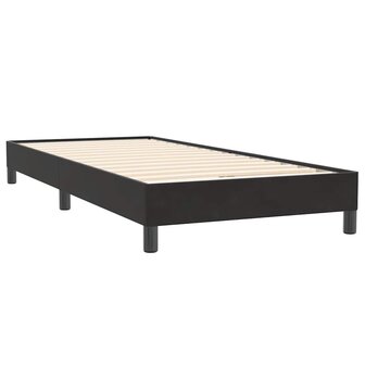 Boxspring zonder matras fluweel zwart 90x220 cm 4