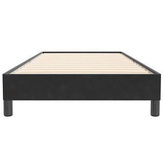 Boxspring zonder matras fluweel zwart 90x220 cm 5