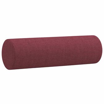 2-delige Loungeset met kussens stof wijnrood 6