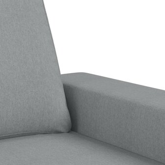 2-delige Loungeset stof lichtgrijs 5