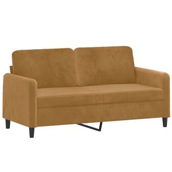 2-delige Loungeset fluweel bruin 4