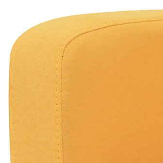 Driezitsbank 180x65x76 cm geel 3
