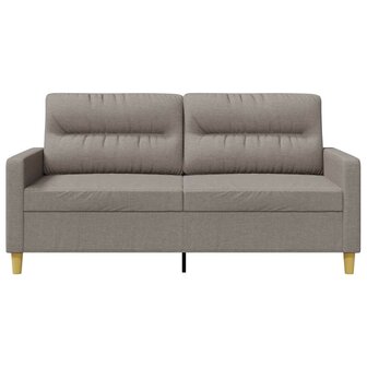 Tweezitsbank 140 cm stof taupe 4