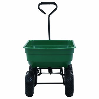Tuinkiepwagen 300 kg 75L groen 5