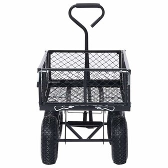 Tuinwagen 250 kg zwart 4