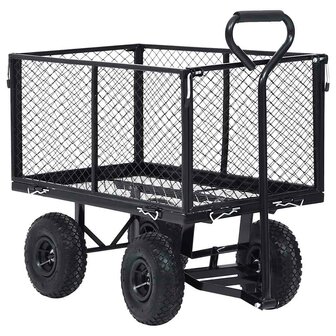 Tuinwagen 350 kg zwart 2