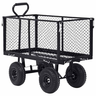Tuinwagen 350 kg zwart 4