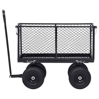 Tuinwagen 350 kg zwart 6