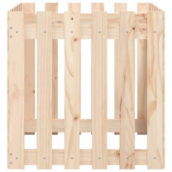 Plantenbak met hekontwerp 60x60x60 cm massief grenenhout 5