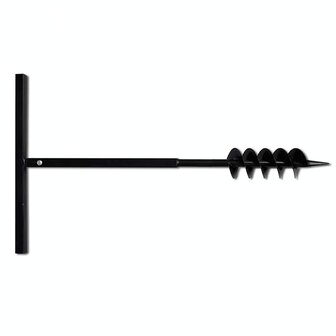 Grondboor 100 mm met 5 m verlengstuk Staal 5