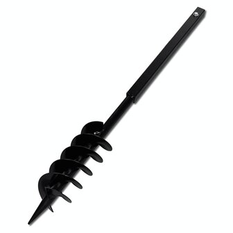 Grondboor 100 mm met 5 m verlengstuk Staal 7