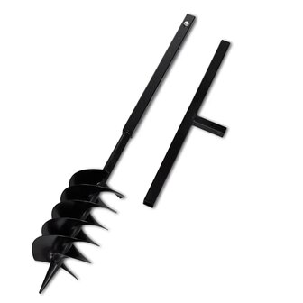 Grondboor met handvat 150 mm en verlengstukken 13 m (staal) 5