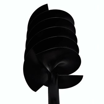 Grondboor met handvat 200 mm en verlengstukken 5 m (staal) 8