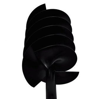 Grondboor met handvat 200 mm en verlengstukken 9 m (staal) 7