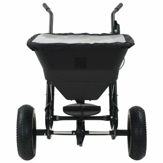 Strooiwagen duwmodel 45 L 106x73x76 cm PVC en staal 2