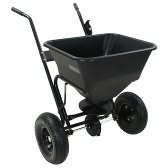 Strooiwagen duwmodel 45 L 106x73x76 cm PVC en staal 6