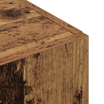 Kantoorkast Oud hout 60 x 32 x 115 cm Bewerkt hout 9