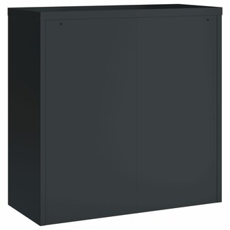 Archiefkast 90x40x90 cm staal antracietkleurig 6